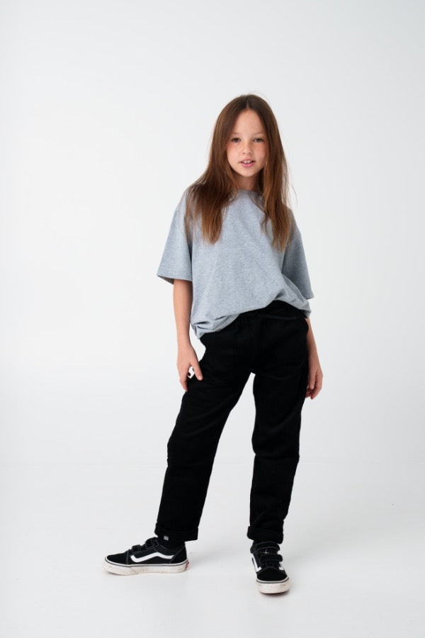 Cord Pants - Jet Black