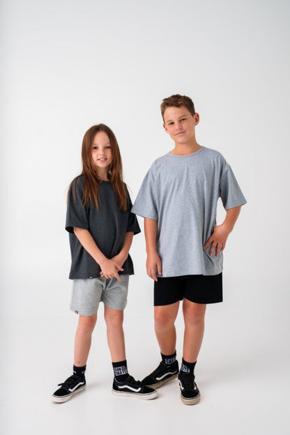 Oversized T - Stone Grey